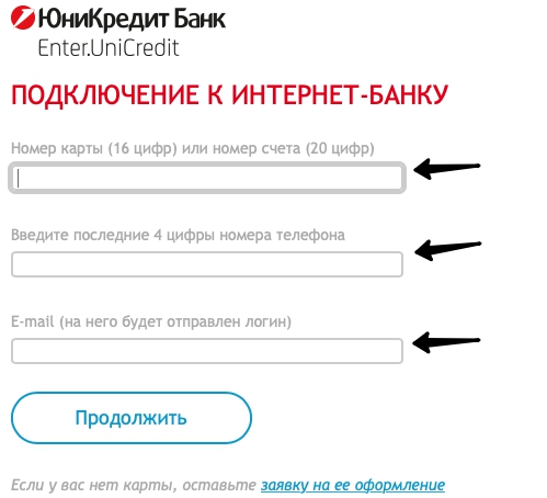 Юникредит банк не работает карта